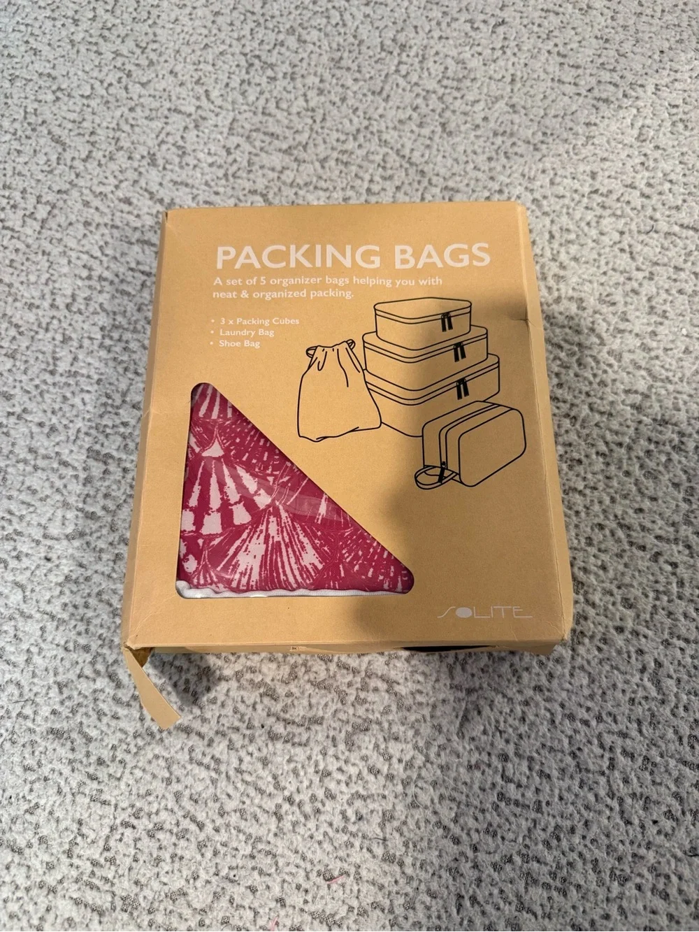 Travel Packing Cubes Set - pink